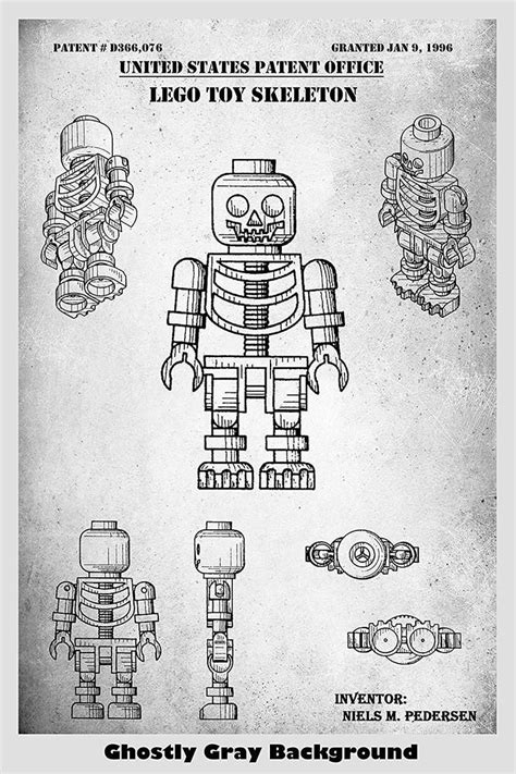 Lego Patents Wall Art Set Of 4 Artofit