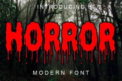 Horror Font By Abbasalam · Creative Fabrica