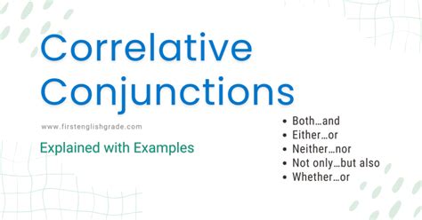 Correlative Conjunctions: A Comprehensive Guide For English Learners