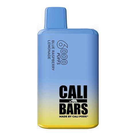 Cali Bars V2 Disposable Blue Raspberry Lemonade 6000 Puffs Vapeshire