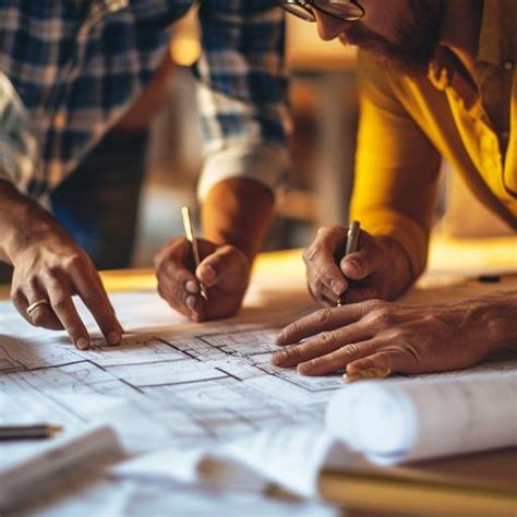 planning project blueprint image   stockcake