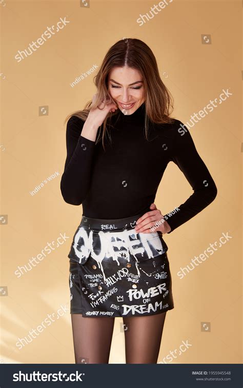 Sexy Fashion Model Brunette Hair Wear Stock Photo Shutterstock