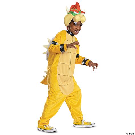 Kids Super Mario Bros.™ Bowser Hooded Jumpsuit Costume - Extra Large 14-16