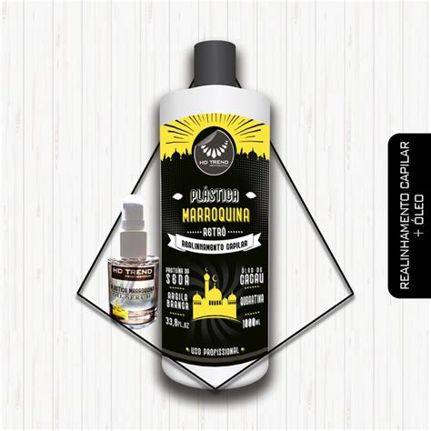 Escova Progressiva Marroquina Hd Trend Profissional Litro Shopee Brasil