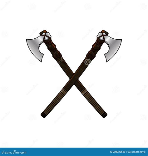 Crossed Viking Axes Silhouette Svg Png Pdf Craft Cutting File Etsy