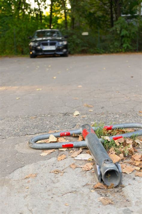 Parking blocker stock image. Image of parking, blocker - 44643357