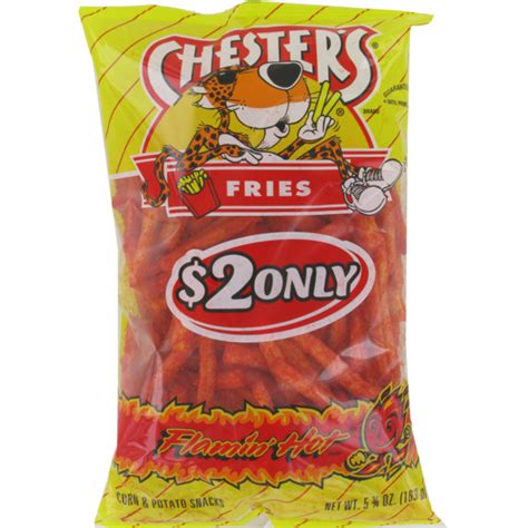 Chester S Corn Potato Snacks Fries Flamin Hot 5 75 Oz From Kroger Instacart