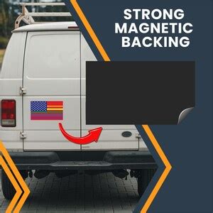 Magnet Me Up Gay Pride LGTBQ Rainbow American Flag Car Magnetic Decal X Inches Heavy Duty