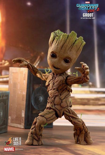 Groot Hot Toys Exclusive Life Size Collectible Figure Hobbies Toys Toys Games On Carousell