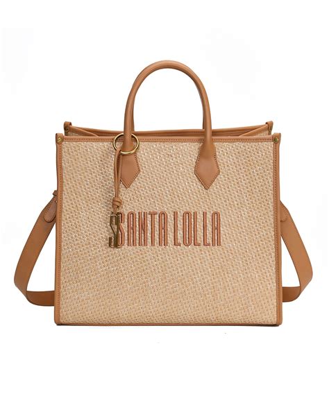 Bolsa Shopper Santa Lolla Nude Castor Tramado Urbanna Urbanna