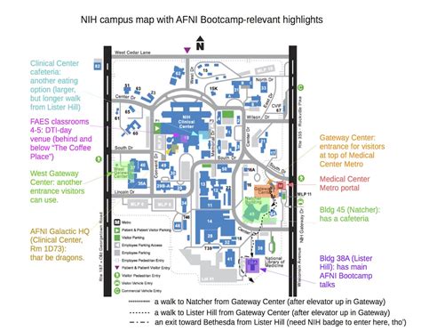 Nih Campus Map