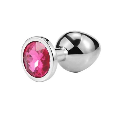 Plug Anal Con Joya Metalico Talla M Luegopago