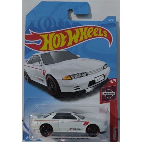 Jual HOT WHEELS NISSAN SKYLINE BNR 32 PUTIH Shopee Indonesia