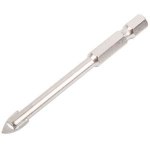 Сверло по кафелю, шестигранный U-хвостовик под биту 6мм FIT | Авангард