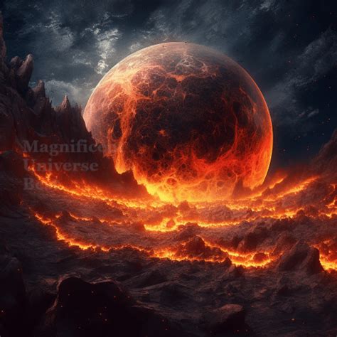lava planet magnificent universe