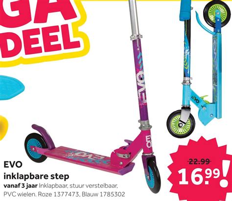 Evo Inklapbare Step Roze Aanbieding Bij Intertoys