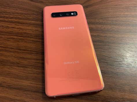 Samsung Galaxy S10 - Unlocked, Pink, 128GB, 8GB, SM-G973U1 - LUDX54091 ...
