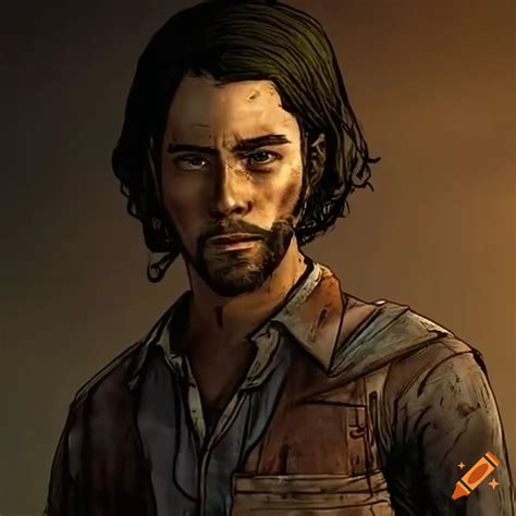 Ryan Bergara As A Survivor In The Walking Dead Game On Craiyon