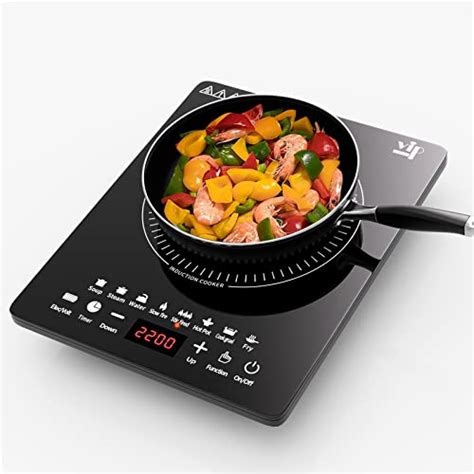 Portable Induction Cooktop Countertop Burner With Multi Function 2200w Electric Stove With