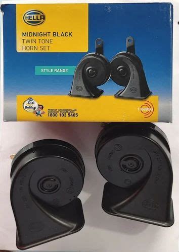 Hella Midnight Twin Tone Horn Set For 2w And 4w Voltage 12v At ₹ 700