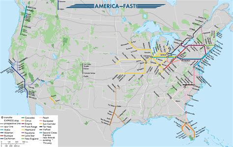 America--Fast! United States High Speed Rail map by OneHellofaBird on ...