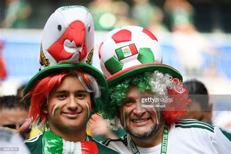 Mexico Fans Enjoy The Pre Match Atmosphere Prior To The 2018 Fifa