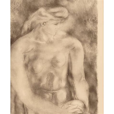 Georges Braque Nude 1957 Collotype Nu Aux Feulles