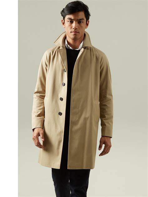 Aquascutum Mens Berkeley Raincoat Camel Aquascutum Jacket Otis