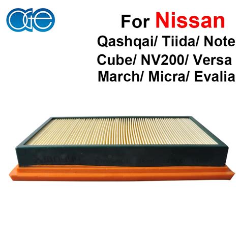 Car Engine Air Filters For Nissan Note Qashqai Tiida Cube NV200 Versa ...