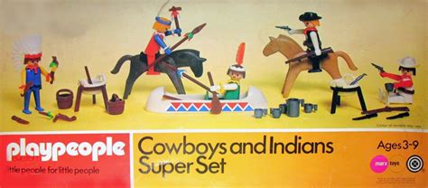 Playmobil Set 1730 Pla Cowboys And Indians Superset Klickypedia