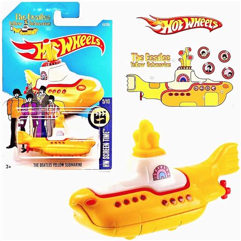 Hot Wheels The Beatles Yellow Submarine Hobbies Toys Toys Games On Carousell