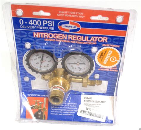 Uniweld Rhp400 Nitrogen Gas Regulator Hvac Tools Refrigerant