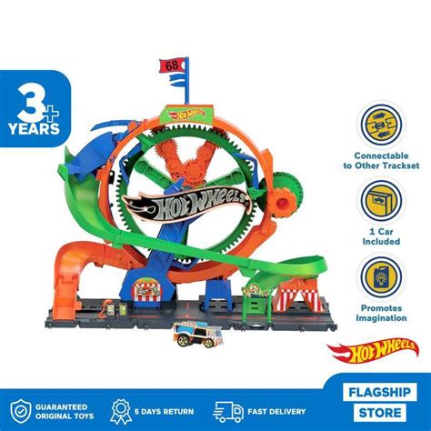 Jual Hot Wheels City Ferris Wheel Whirl Playset Mainan Trek Mobil Balap Di Seller Mattel