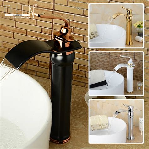 New Luxur Golden Brass Jade Body Bathroom Basin Faucet Deck Mount