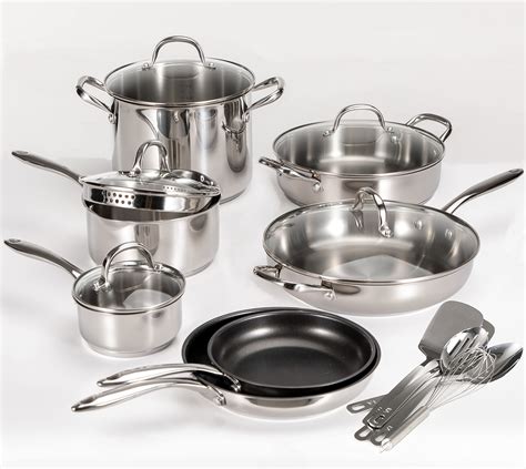 stainless steel cookware sets  piece nonstick cookware sets