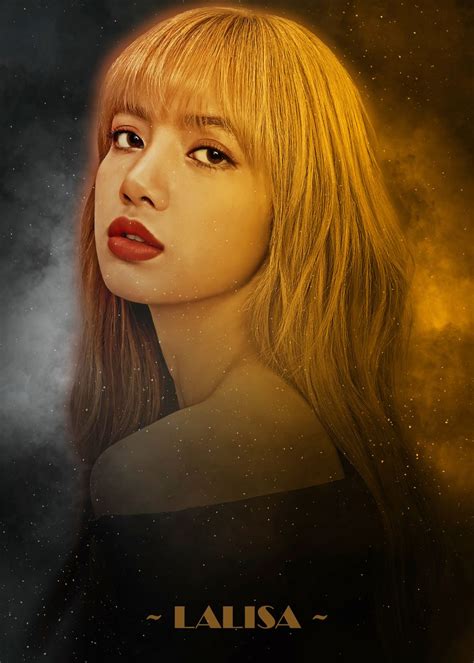 'Lalisa Portrait' Poster, picture, metal print, paint by Lucky Boy