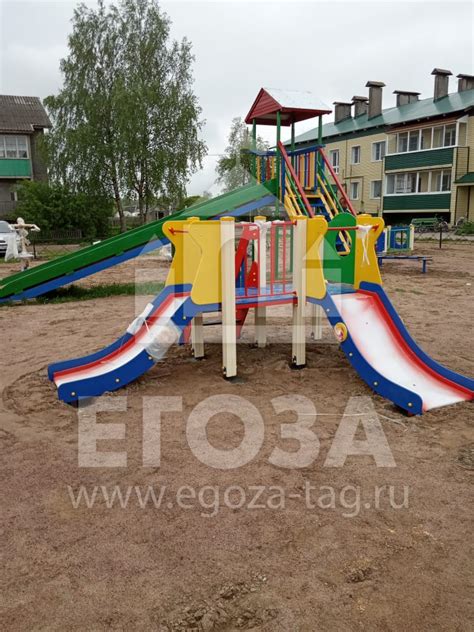 Купить горку детскую "Двойную" 0712 с доставкой по всей России ...