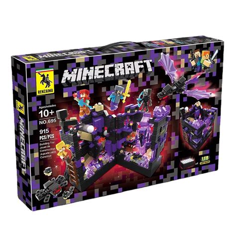 Lego Game Constructor RENZAIMA Minecraft LED Lamp Building blocks 915 ...
