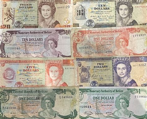 Belizean Dollar Banknotes Choice Of Style And Banknote Belize Ebay