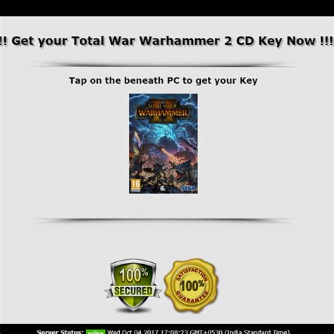 Total War Warhammer II CD Key Serial Generator Download