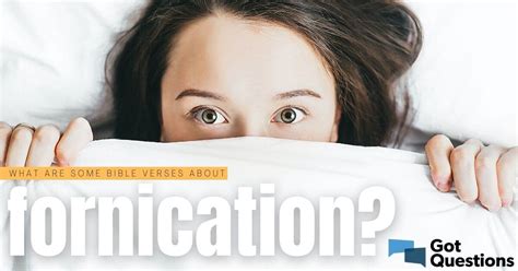 What Are Some Bible Verses About Fornication