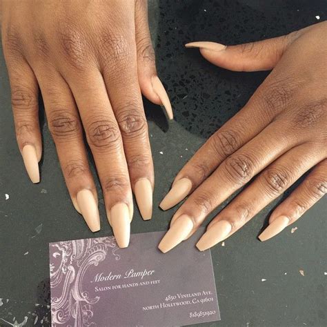 Chic Nude Matte Nails By Modern Pamper Salon