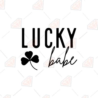 Lucky Babe SVG Cute Baby SVG Shirt Design PremiumSVG