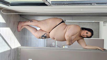 Tattooed Bbw Mae Quria Bends Over To Show Her Big Fat Ass Photos