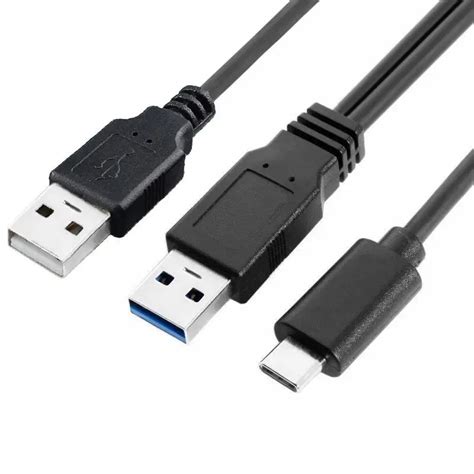 Кабель для мобильного жесткого диска USB 3,0, двойной Y-образный кабель ...