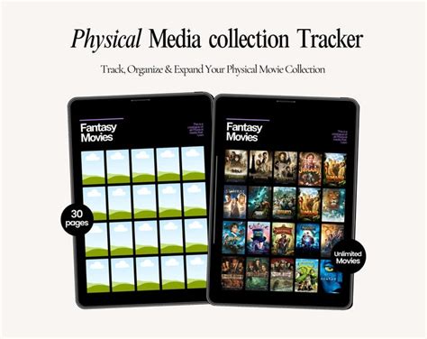 Media Management Tracker Vintage