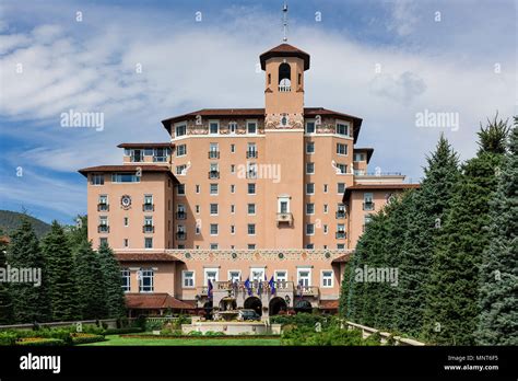 The Broadmoor Resort Hotel Colorado Springs Colorado Stock Photo Alamy