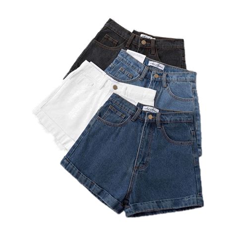 Plus Size Sexy High Waisted Denim Shorts Maong Jeans Loose Korean Style Hot Summer Shopee