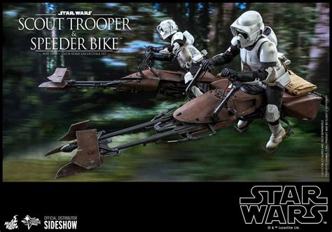 Scout Trooper And Speeder Bike MMS612 Hot Toys Star Wars Return Of The Jedi