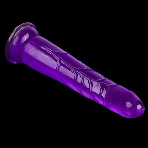 Erotic Realistic Soft Transparent Dildo